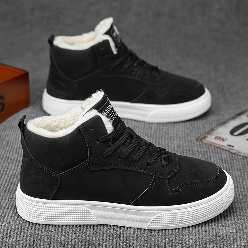 Orven | Chaussures Hiver Homme Hautes avec Lacets et Doublure Chaude