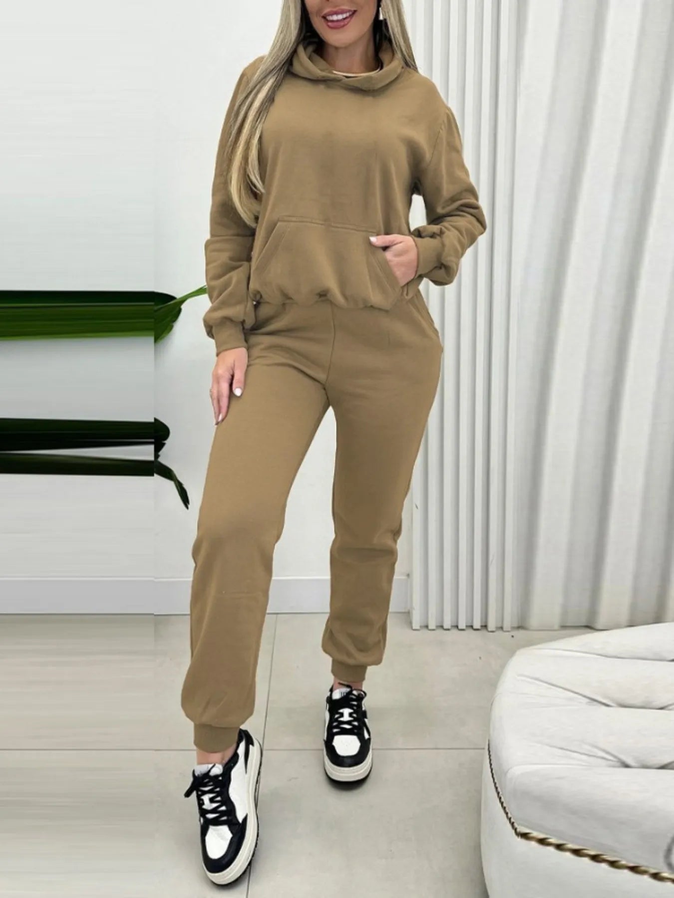 Dahlia | Ensemble Jogger Femme Confortable avec Hoodie et Pantalon de Jogging