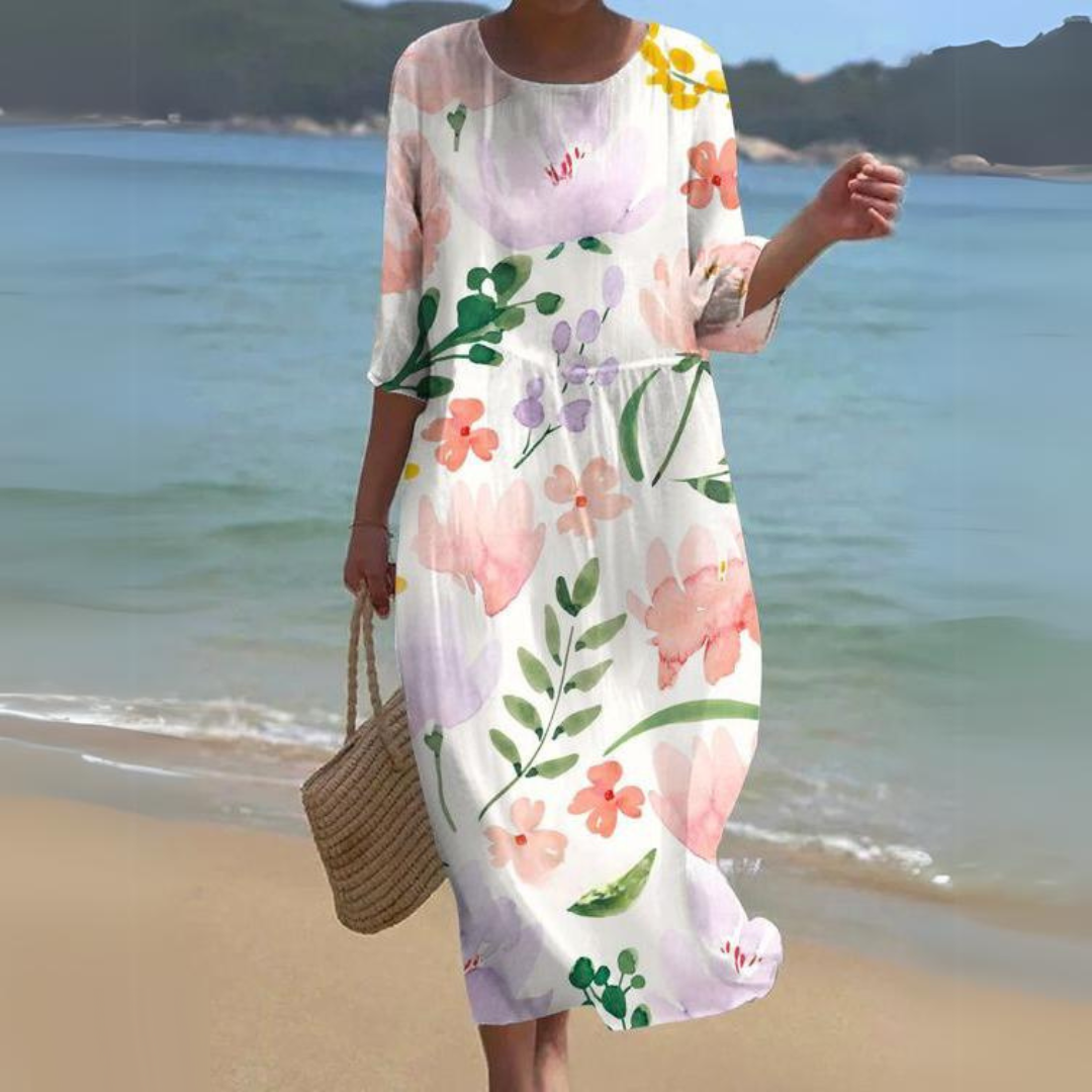 Robe Midi Élégante pour Femme – Style Intemporel & Élégance Moderne