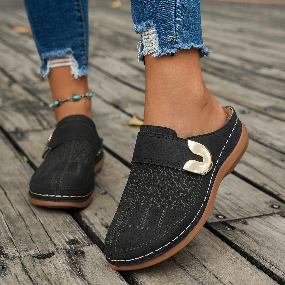 Chaussons Fermés Confort – Style Douillet pour la Maison