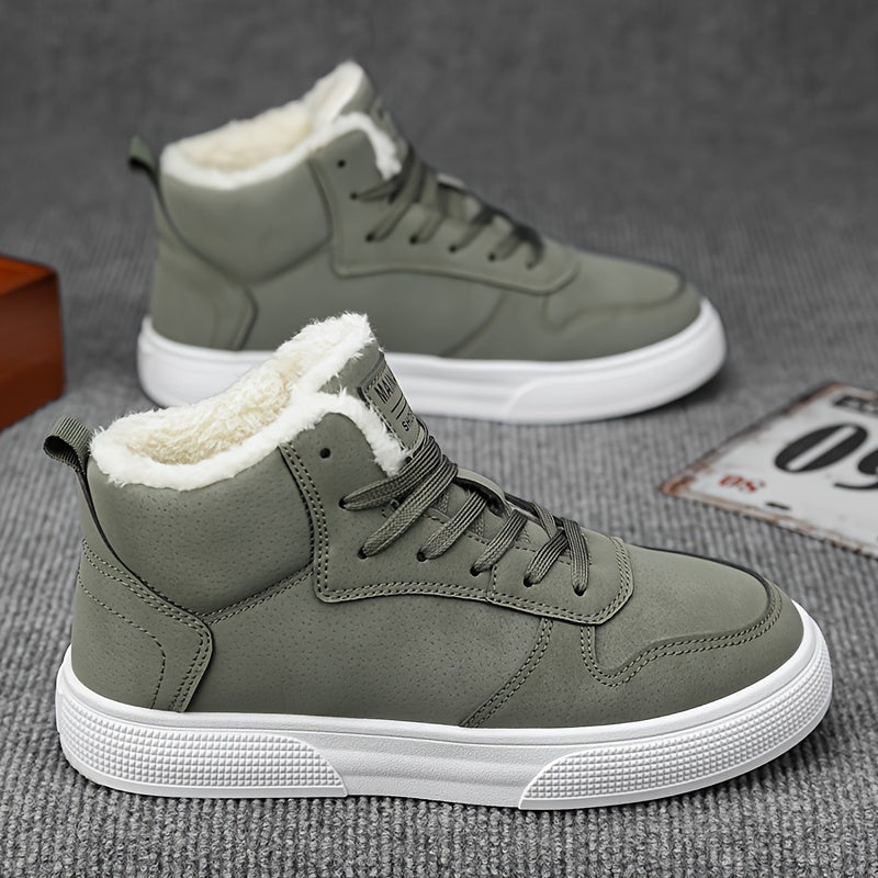 Orven | Chaussures Hiver Homme Hautes avec Lacets et Doublure Chaude