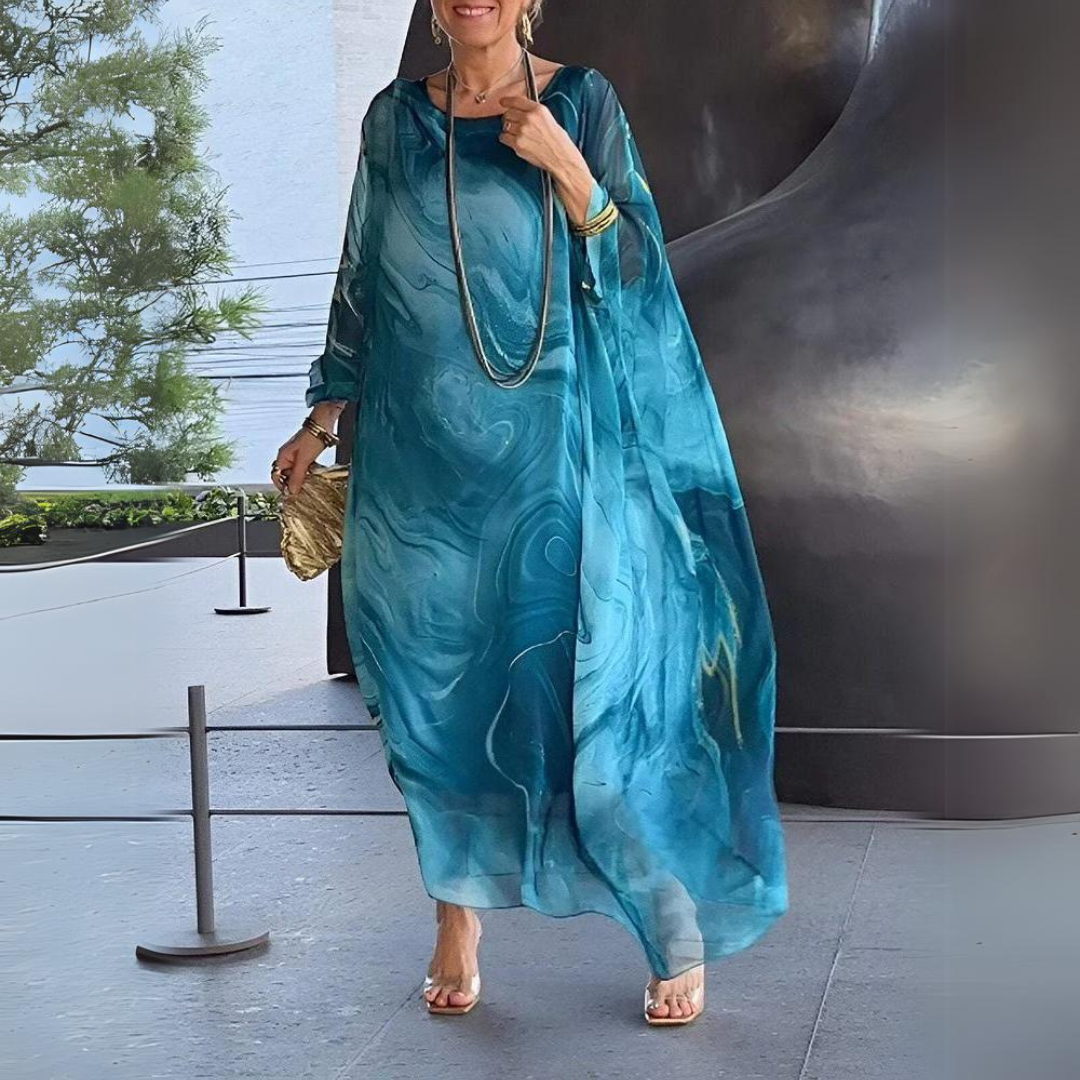 Robe Élégante en Chiffon – Raffinement & Style Intemporel