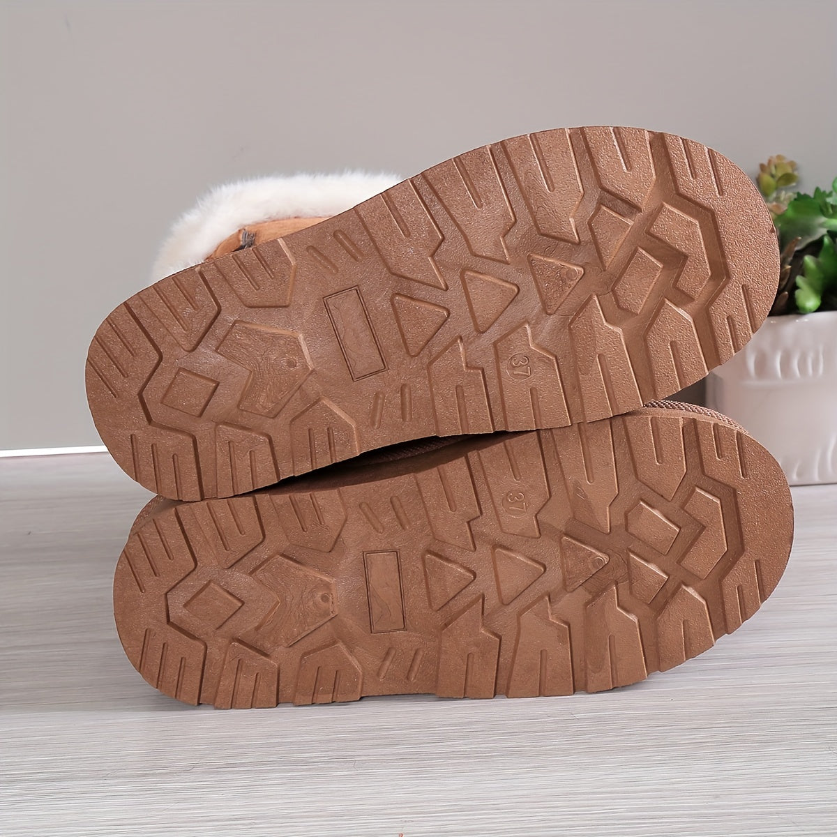 Bottes Hiver Femme | Doublure Chaude en Peluche & Nœud Élégant