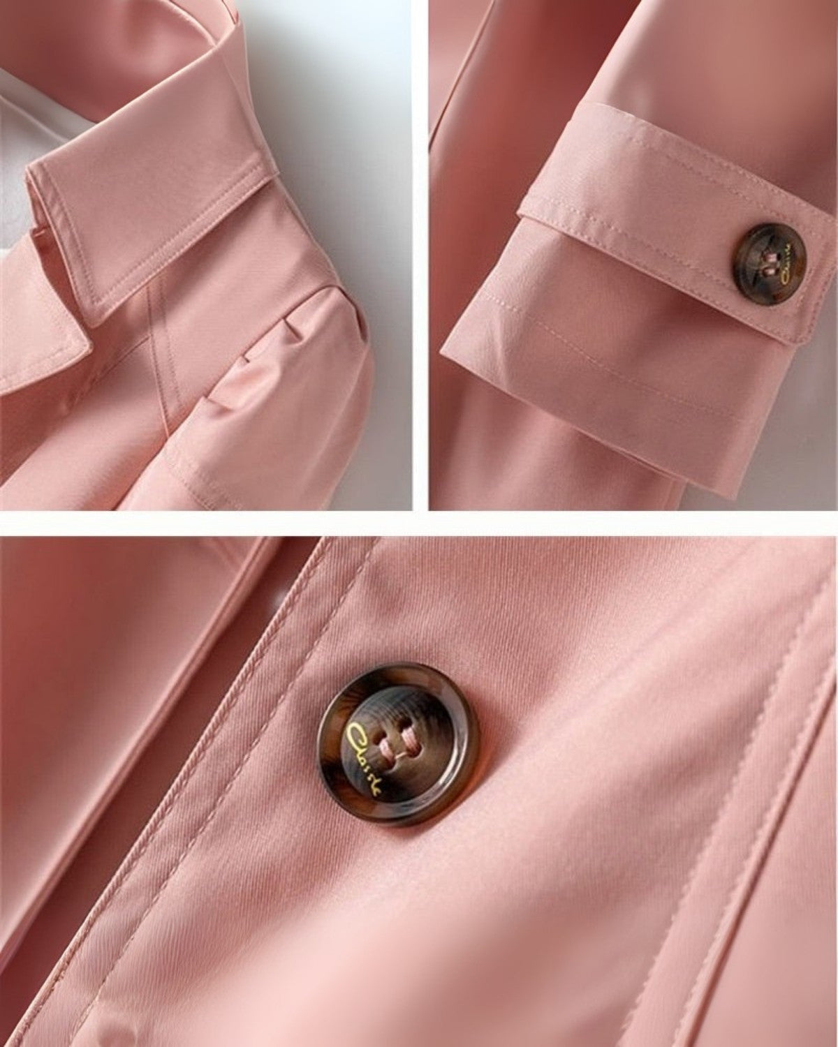 Mathilde | Trench Coat - Trench Classique Femme à Boutons avec Coupe Élégante