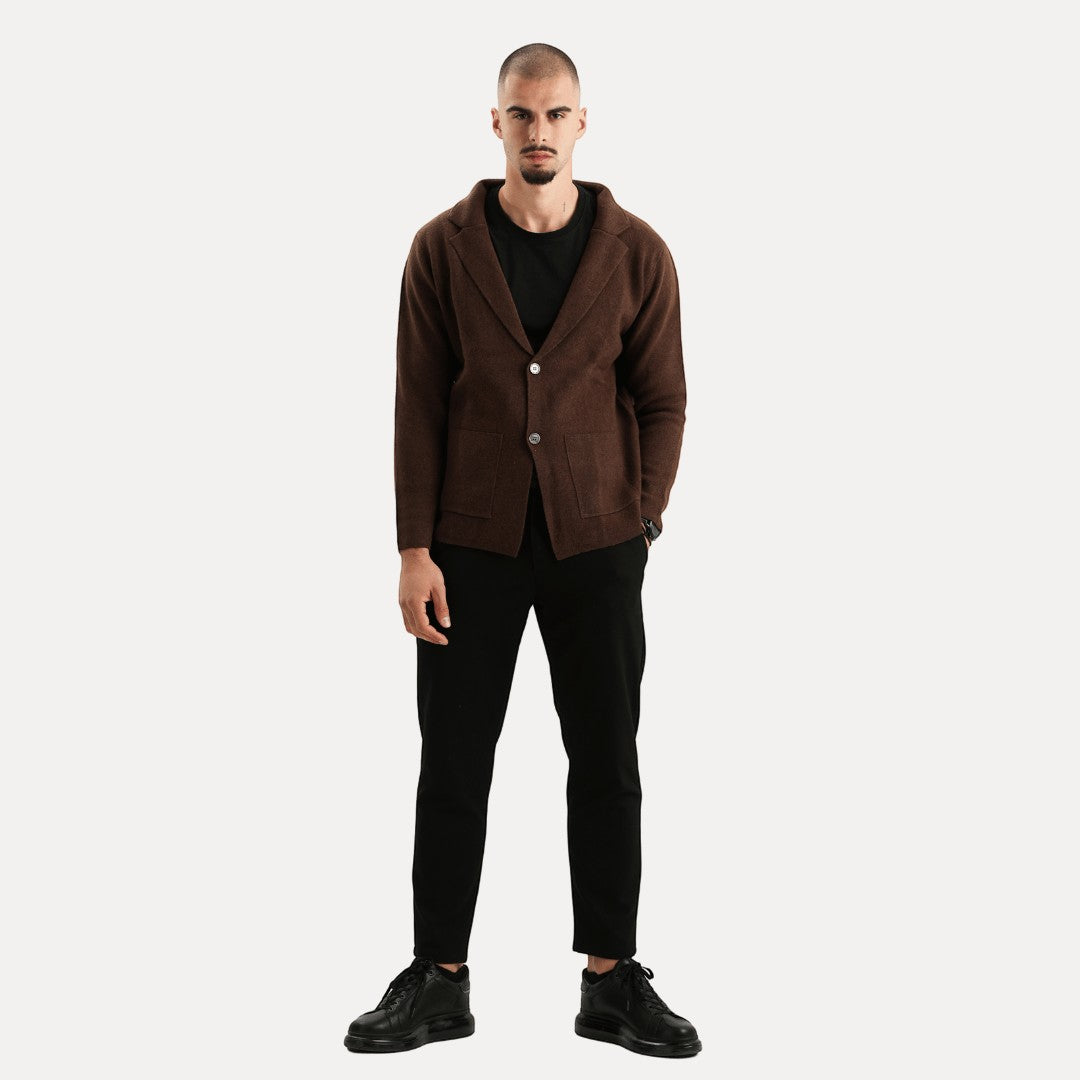 Cardigan Homme en Laine Mérinos | Style Classique et Élégant | Chaleur et Confort