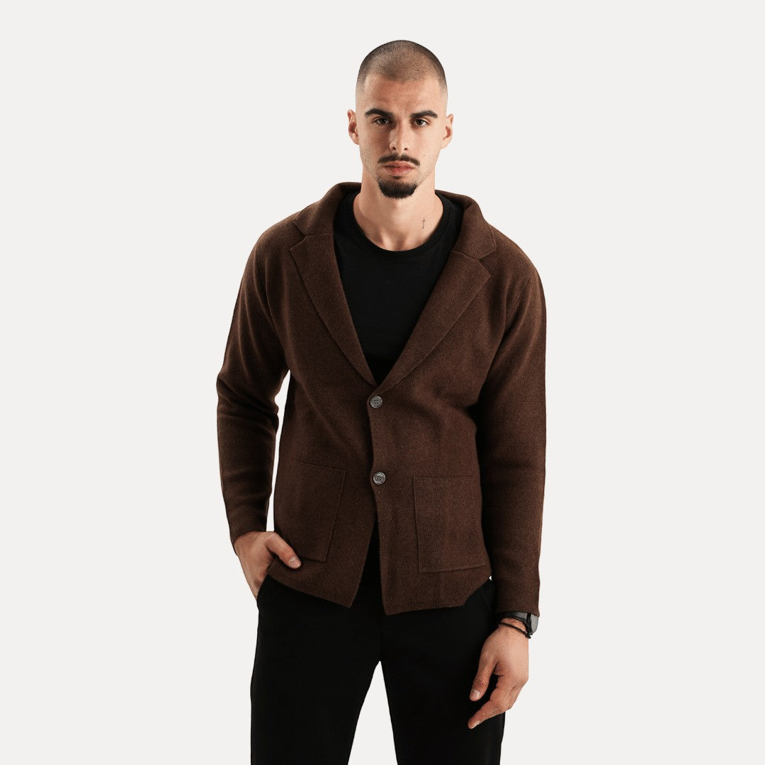 Cardigan Homme en Laine Mérinos | Style Classique et Élégant | Chaleur et Confort