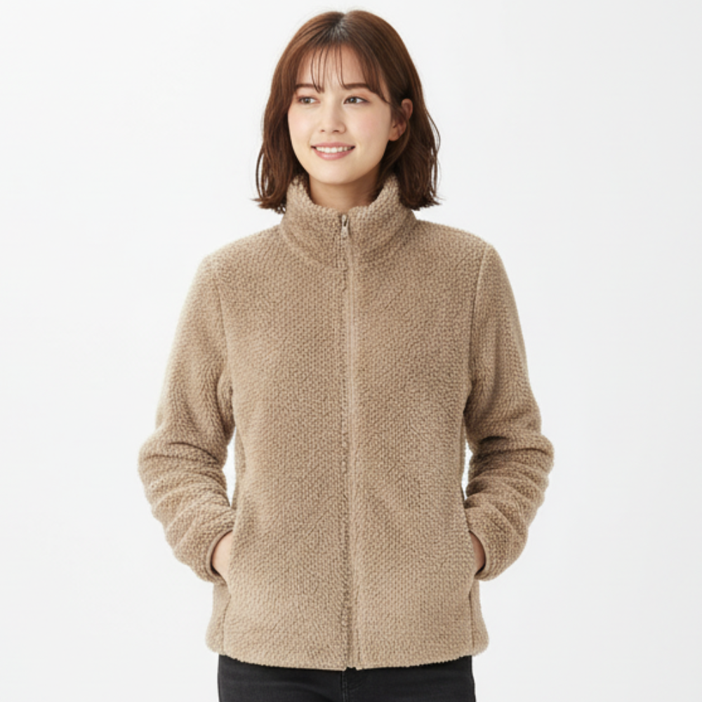 Veste Polaire Femme | Légère et Chaude | Fermeture Zippée Intégrale