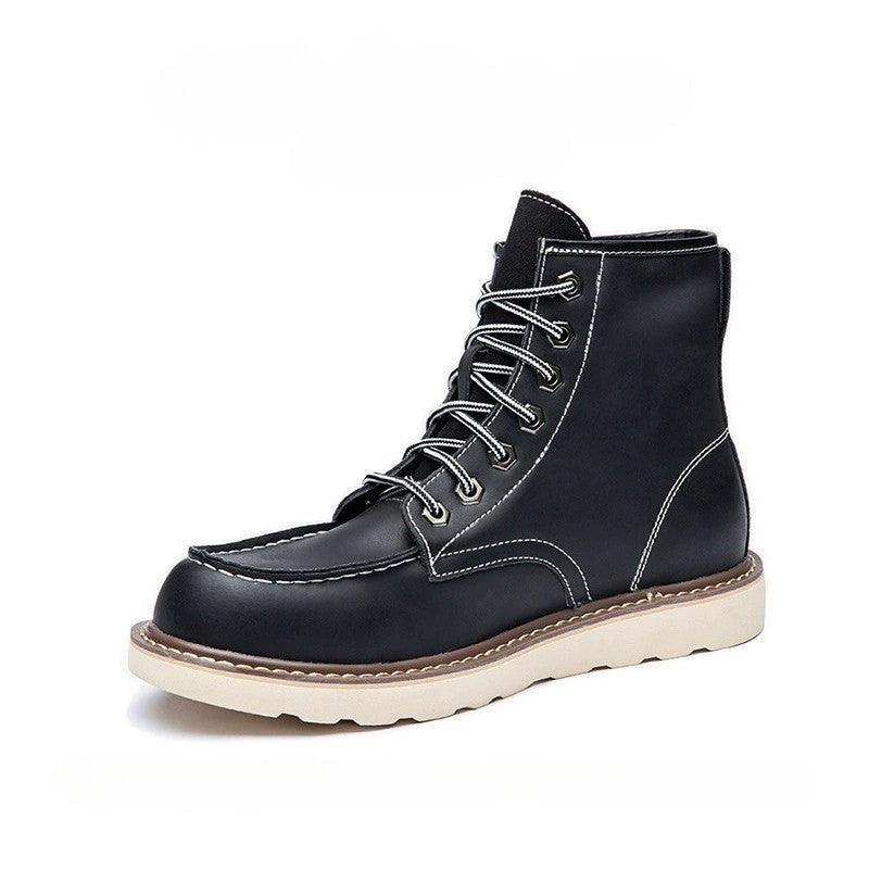 Merton | Bottines Homme à Lacets avec Semelle Épaisse et Design Élégant
