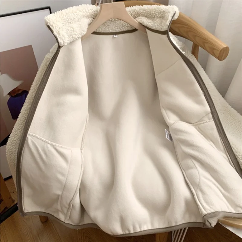 Veste Hiver Femme | Effet Teddy Doux & Protection Contre le Froid