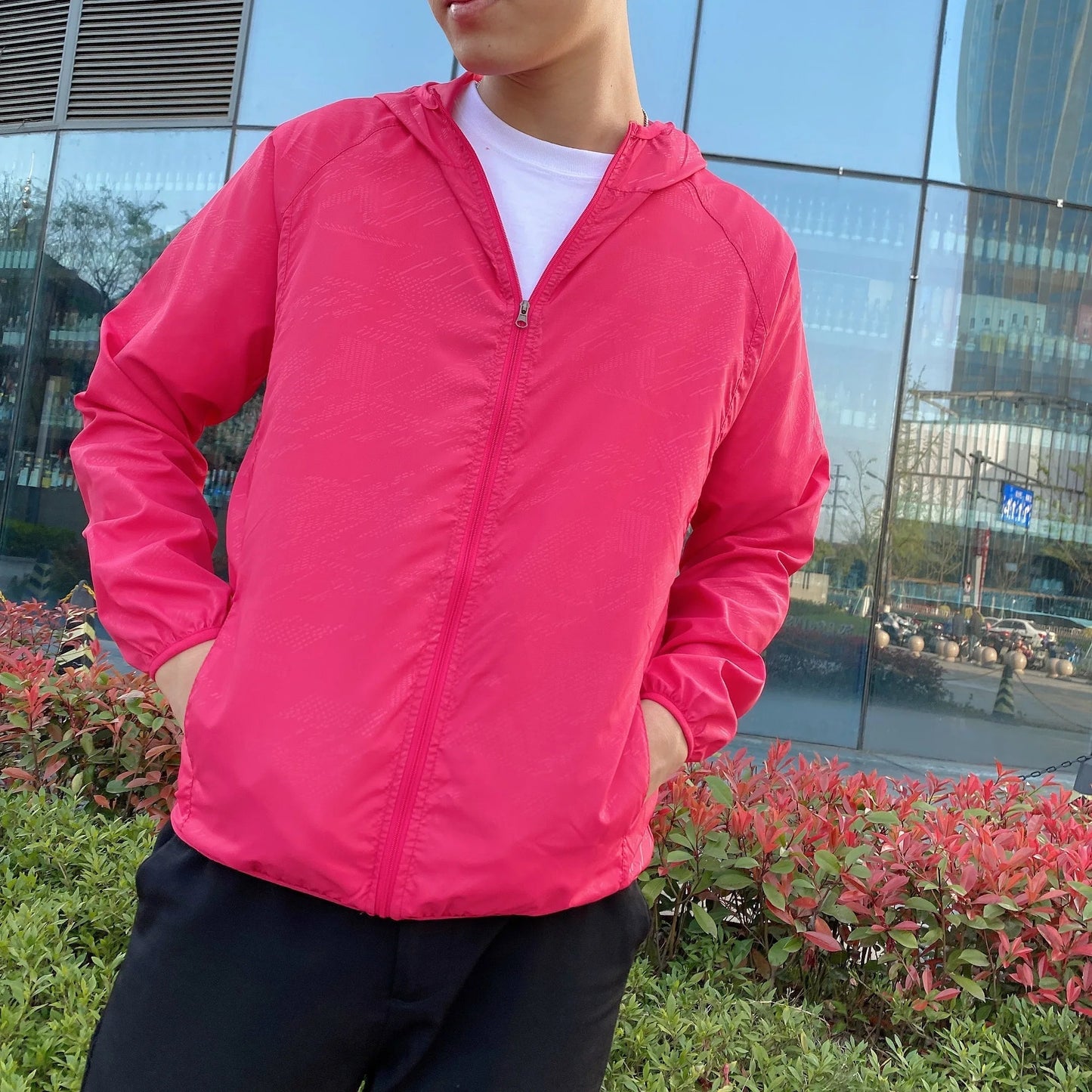 Veste Coupe-Vent Légère Unisexe | Résistante au Vent | Idéale pour l’Extérieur