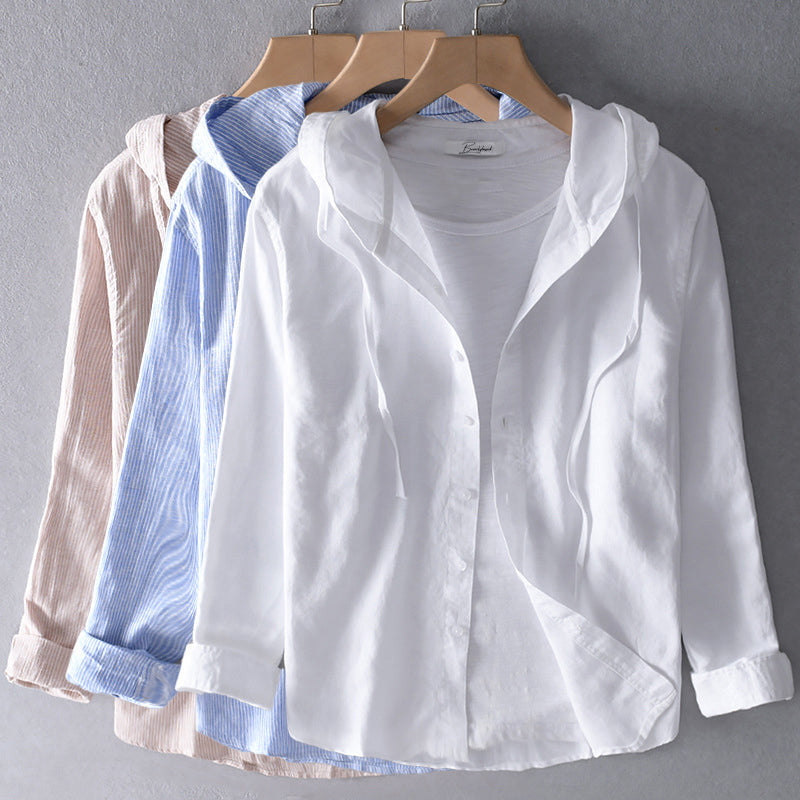Veste légère à coupe droite avec capuche – Décontractée, moderne & polyvalente
