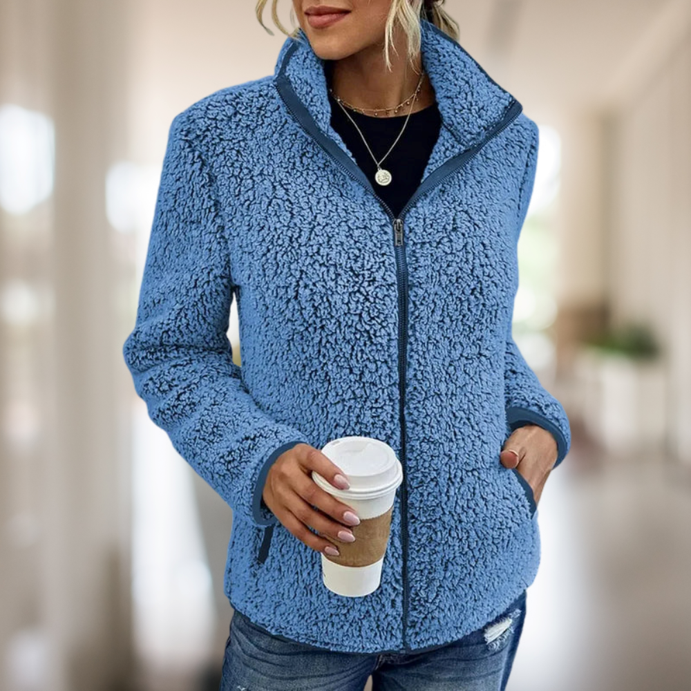 Veste Polaire Zippée Confortable – Chaleur Douce & Style Décontracté