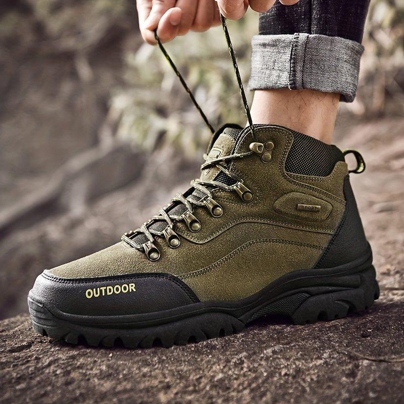 Novian | Bottes Randonnée Homme Hautes Outdoor avec Lacets