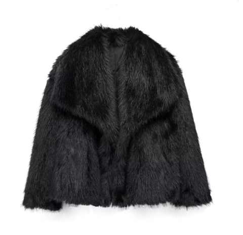 Élodine | Manteau Femme Fourrure Synthétique Luxe Hiver Chaud
