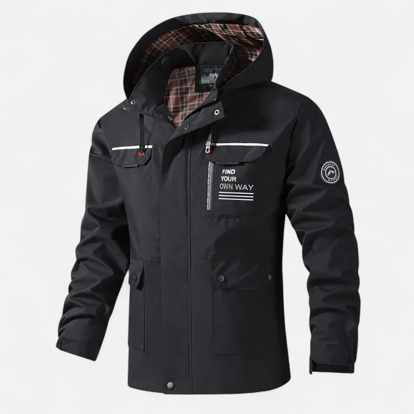 Softshell Jacket Homme | Veste Coupe-Vent Légère | Style Polyvalent & Confort Durable