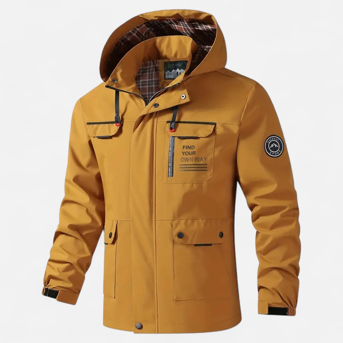 Softshell Jacket Homme | Veste Coupe-Vent Légère | Style Polyvalent & Confort Durable