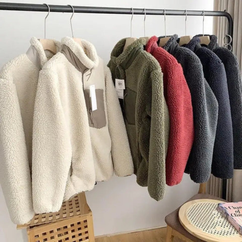 Veste Teddy Fleece pour Femme – Chaleur Confortable pour les Journées Fraîches
