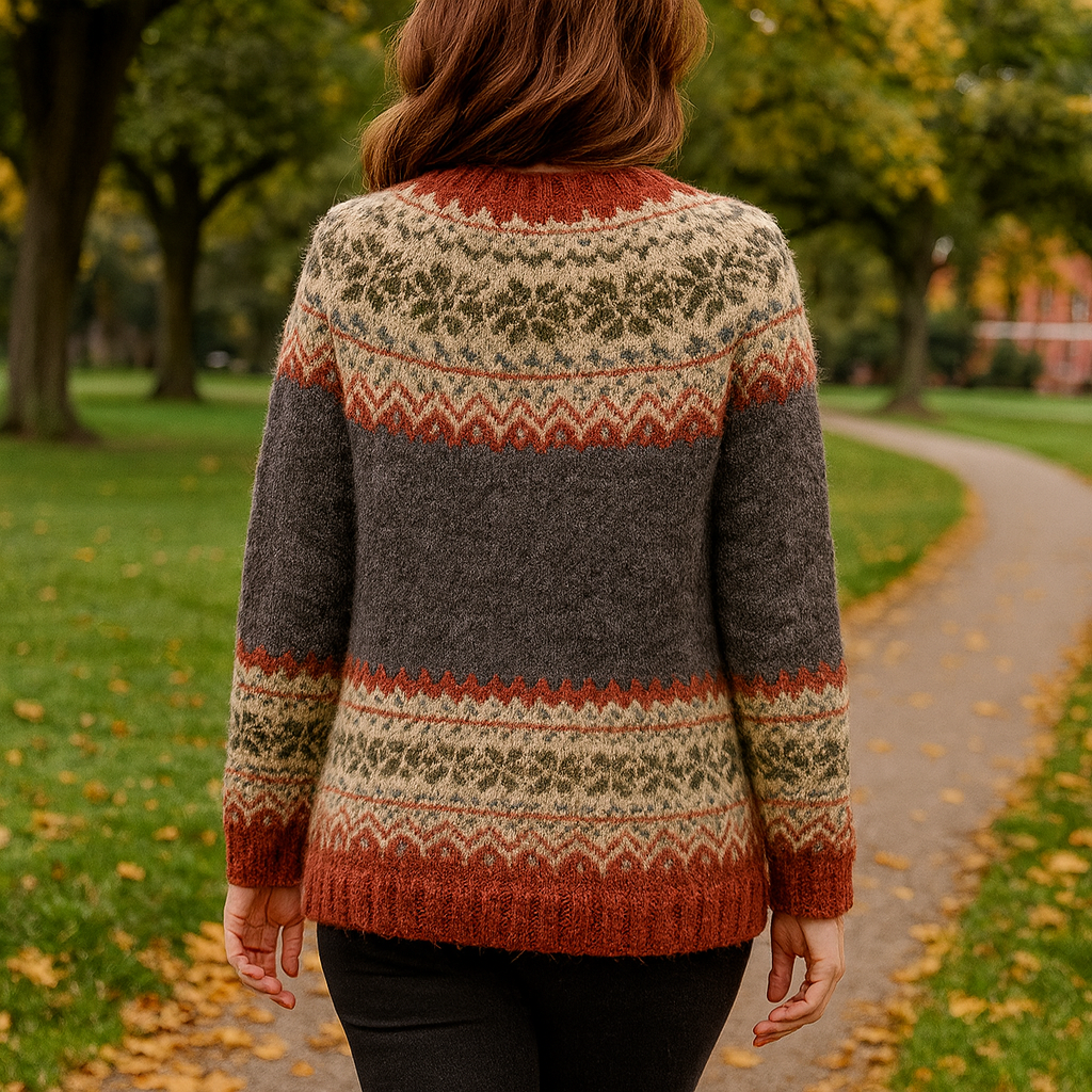 Cardigan Norvégien Femme | Tricot Chaud et Élégant pour l’Hiver