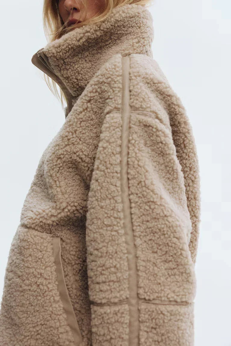 Veste femme beige | Veste légère et polyvalente pour la mi-saison