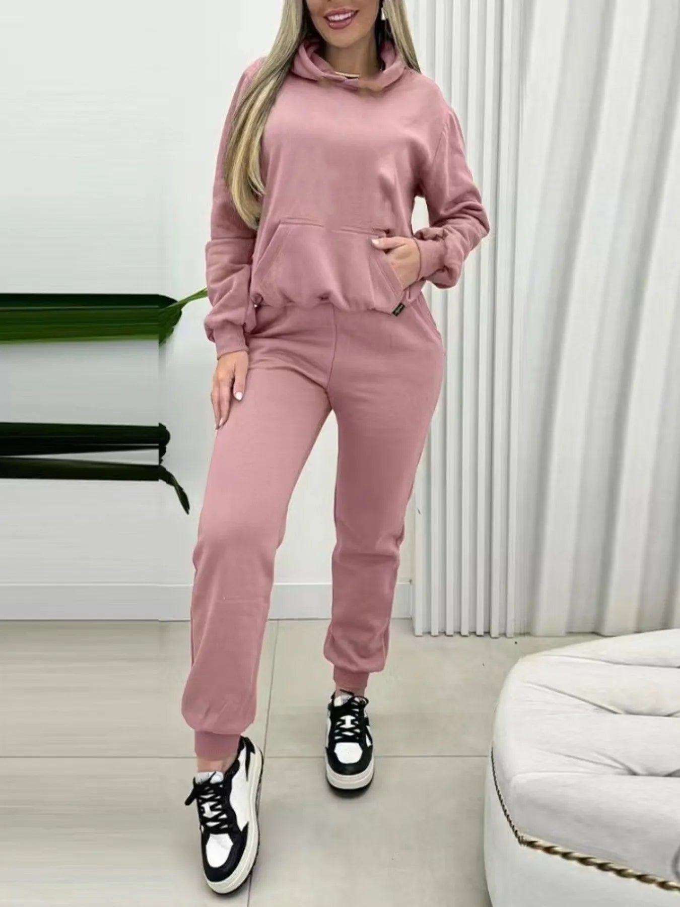 Dahlia | Ensemble Jogger Femme Confortable avec Hoodie et Pantalon de Jogging