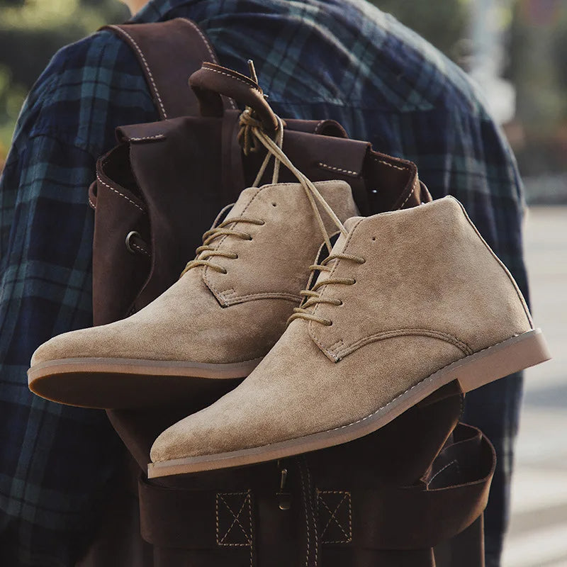 Bottes Homme Desert à Lacets | Style Élégant et Confort Quotidien
