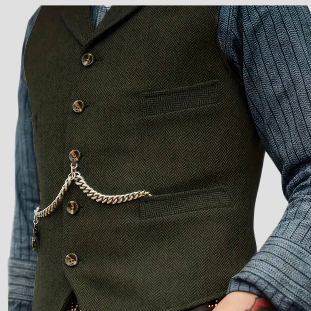 Tailored Wool Vest Homme | Gilet en Laine Classique et Élégant