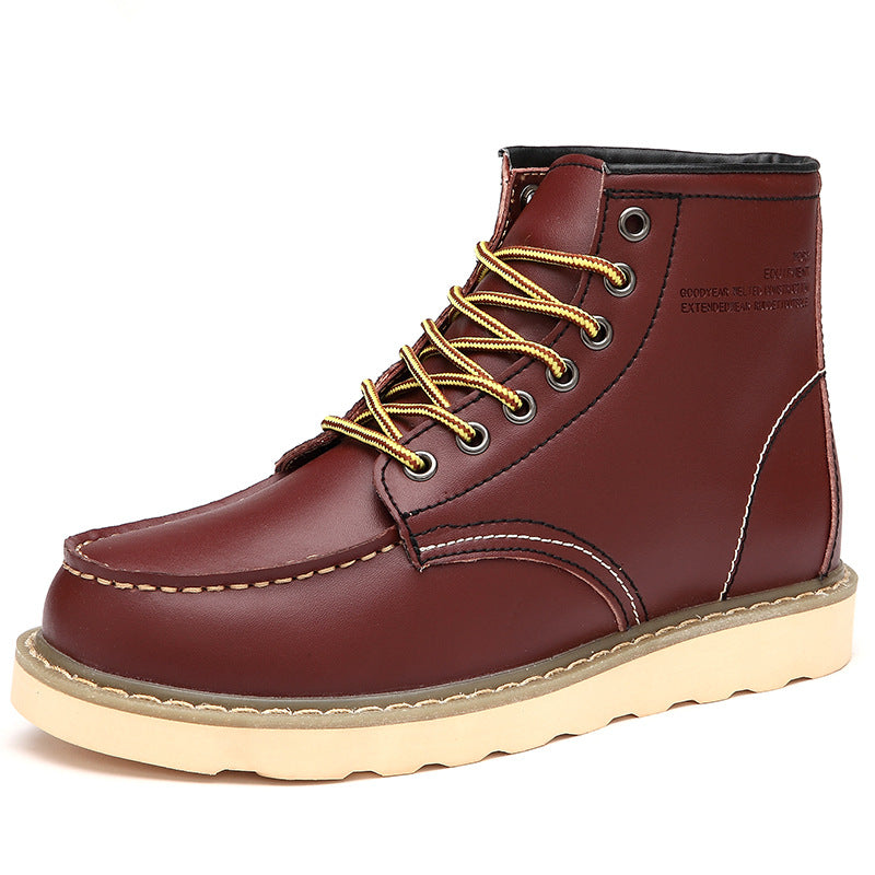 Bottes Homme Rétro en Fausse Fourrure | Chaudes et Élégantes pour l’Hiver