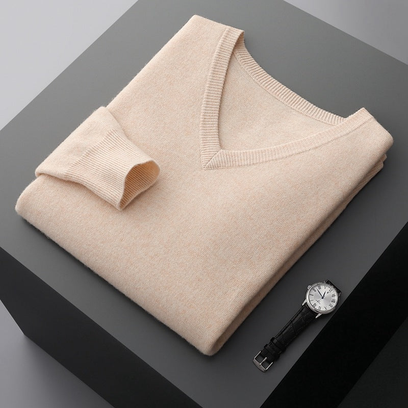 Pull Homme en Cachemire Classique | Confort Élégant et Style Intemporel