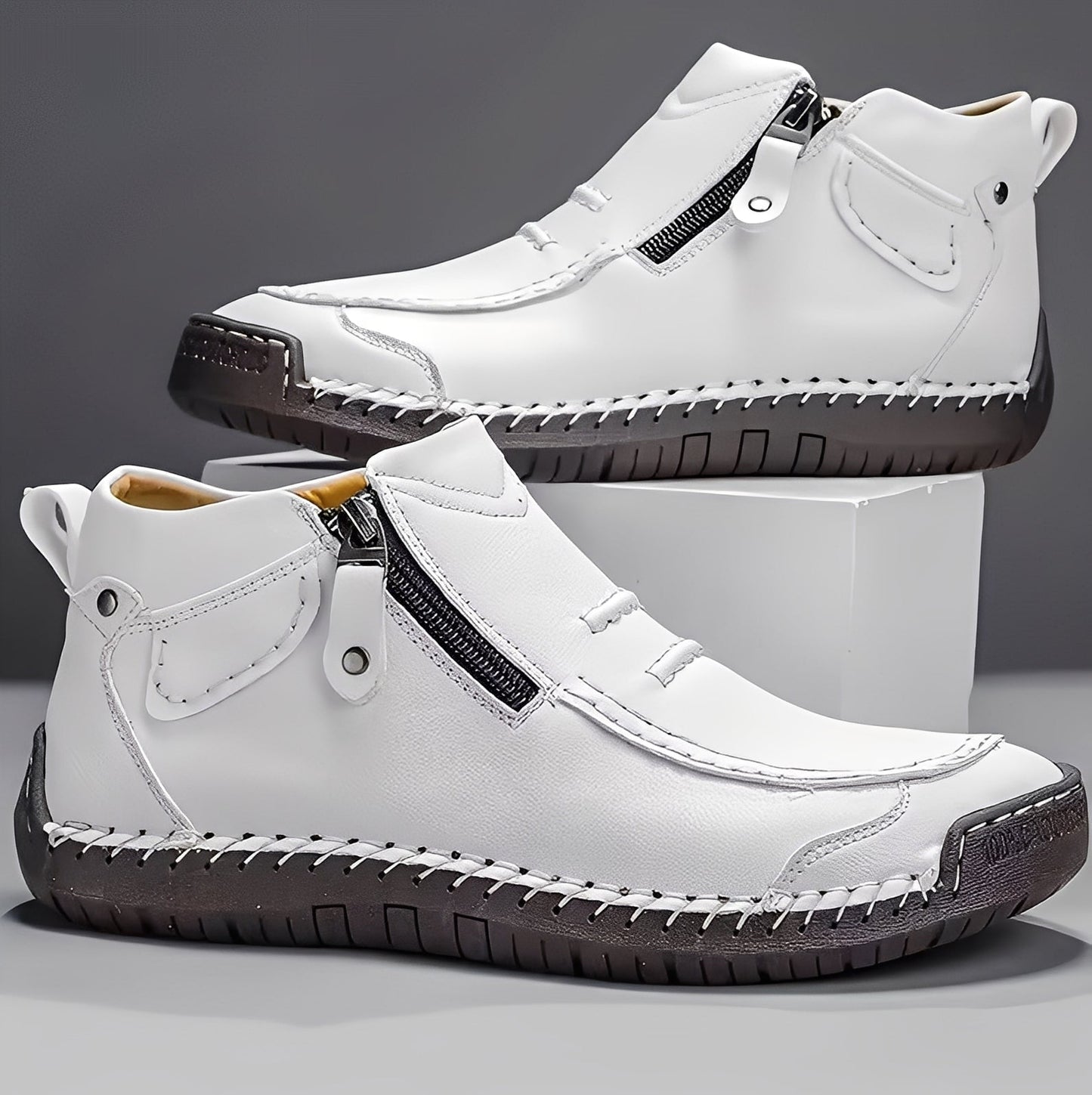 Chaussures Homme Modernes à Fermeture Éclair | Confort et Élégance Quotidienne
