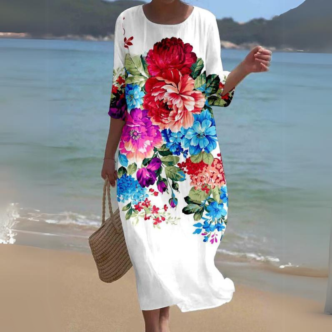 Robe Midi Élégante pour Femme – Style Intemporel & Élégance Moderne