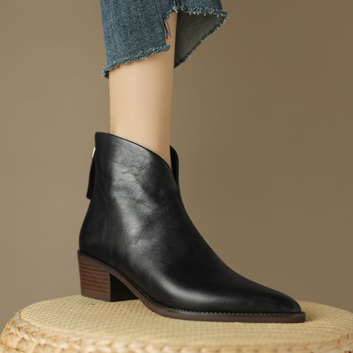 Bottines Femme à Talon Bloc Chic