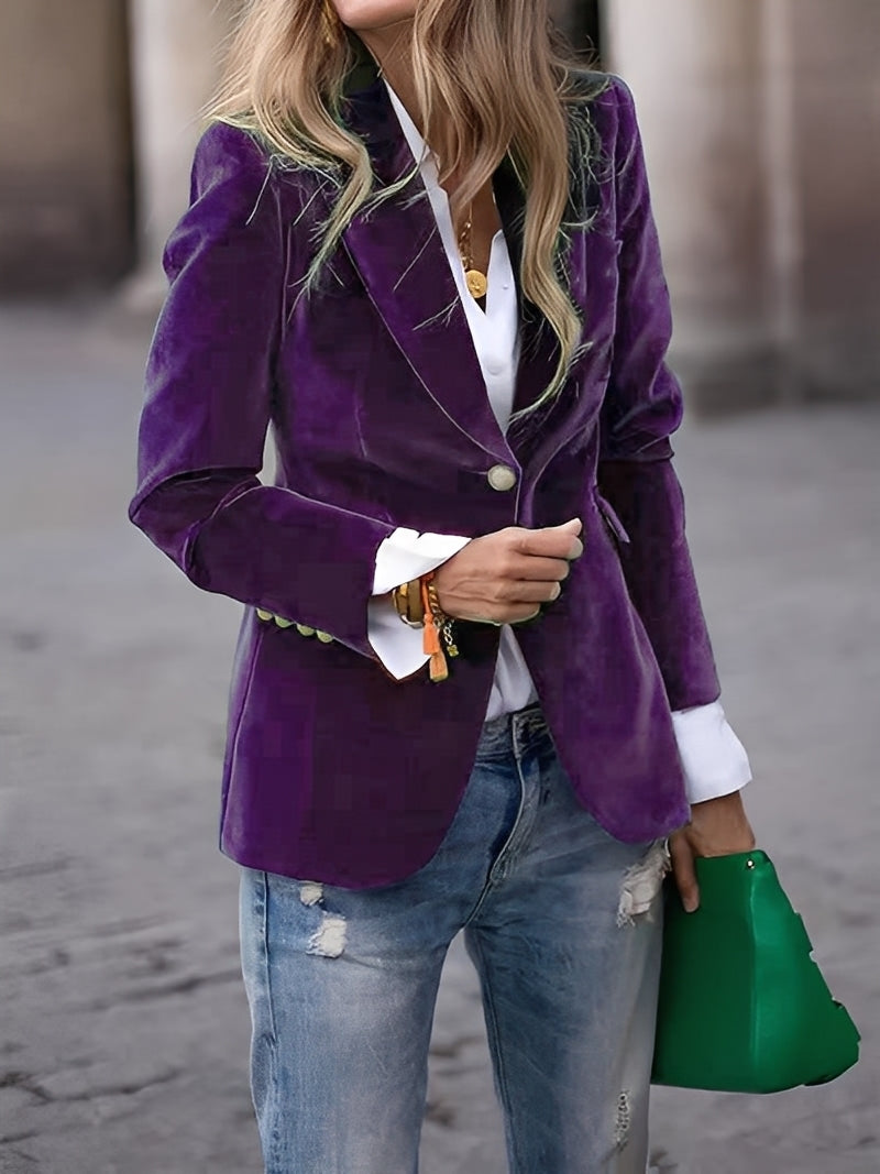 Blazer Femme Élégant et Formelle | Coupe Moderne pour Bureau et Occasions Spéciales