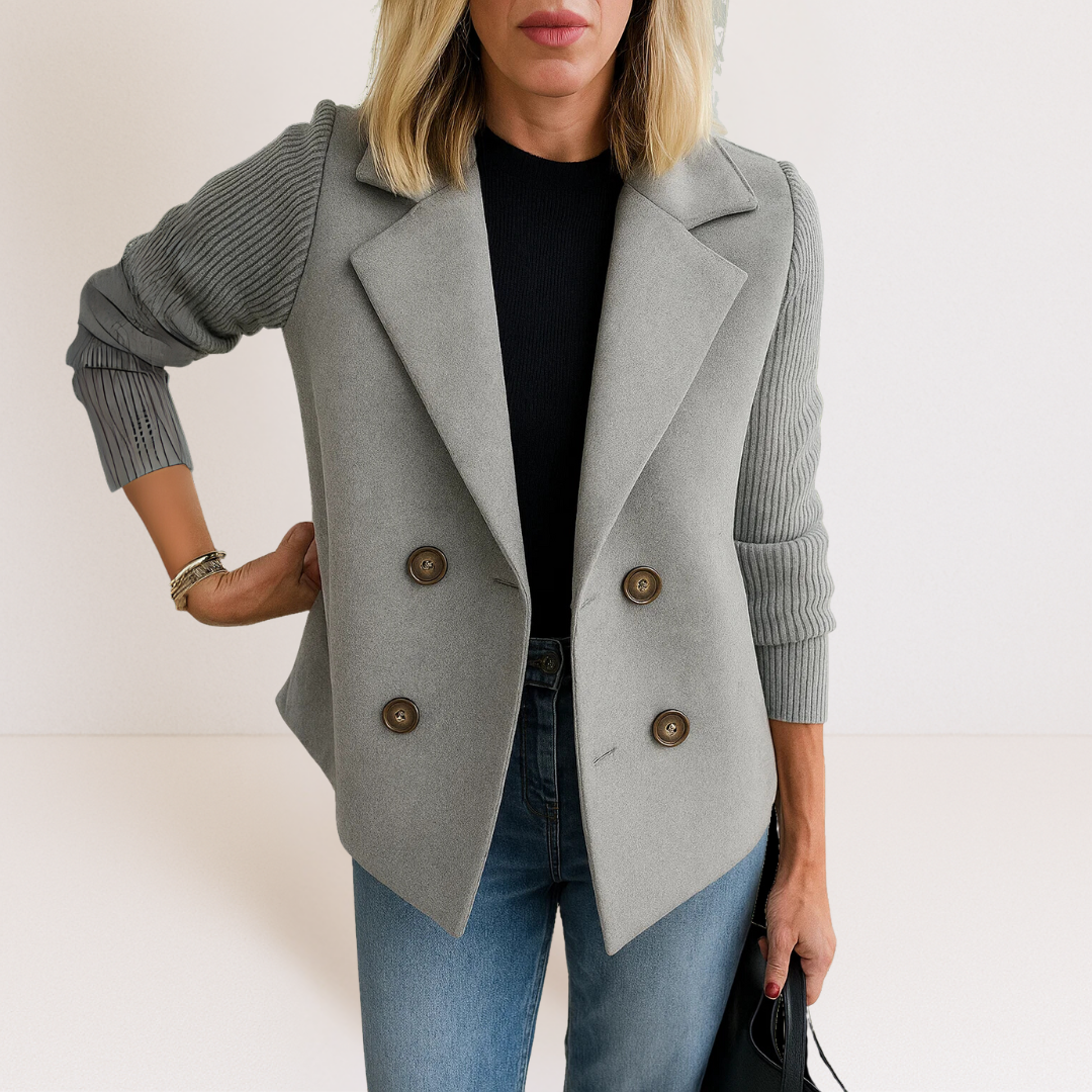 Blazer en Maille avec Boutons | Élégance et Confort pour Toutes Occasions