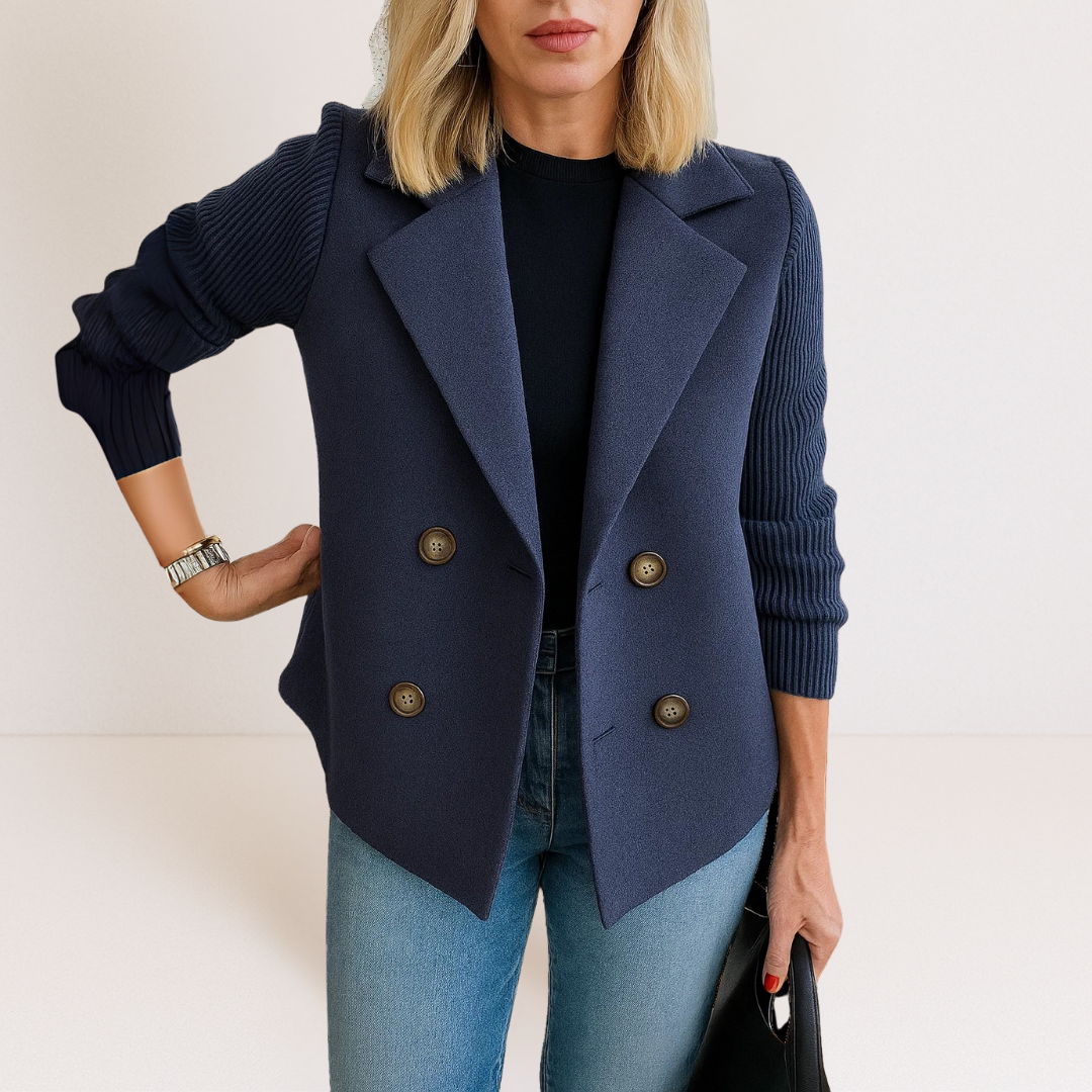 Blazer en Maille avec Boutons | Élégance et Confort pour Toutes Occasions