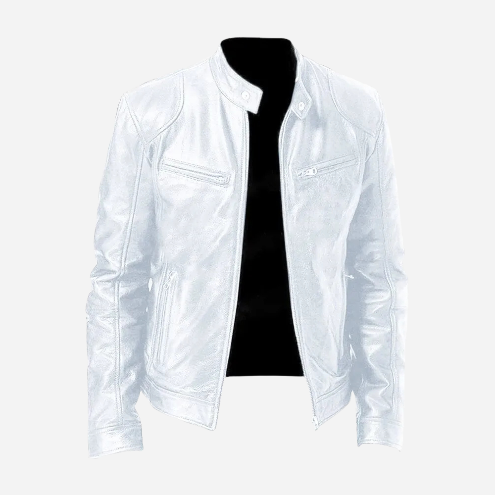 Veste Homme Cuir Style Biker | Look Urbain et Masculin