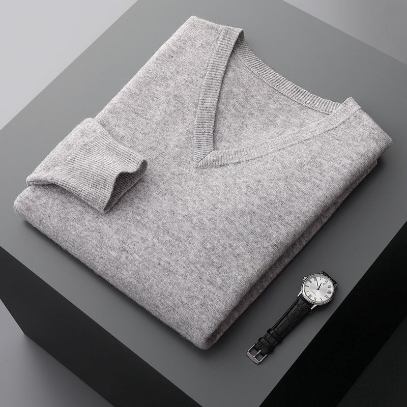 Pull Homme en Cachemire Classique | Confort Élégant et Style Intemporel