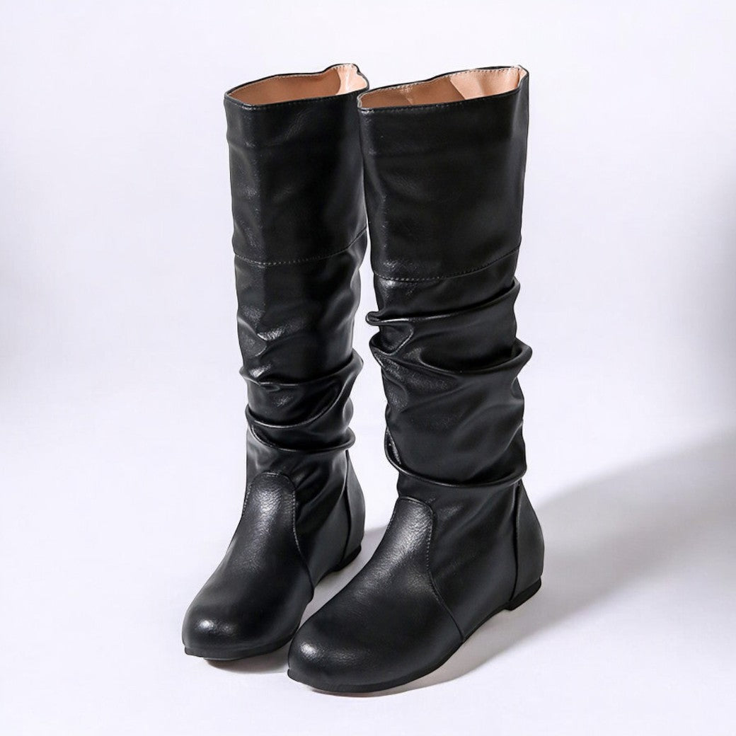 Dorothée | Bottes Femme Hautes Plates Élégantes et Confortables