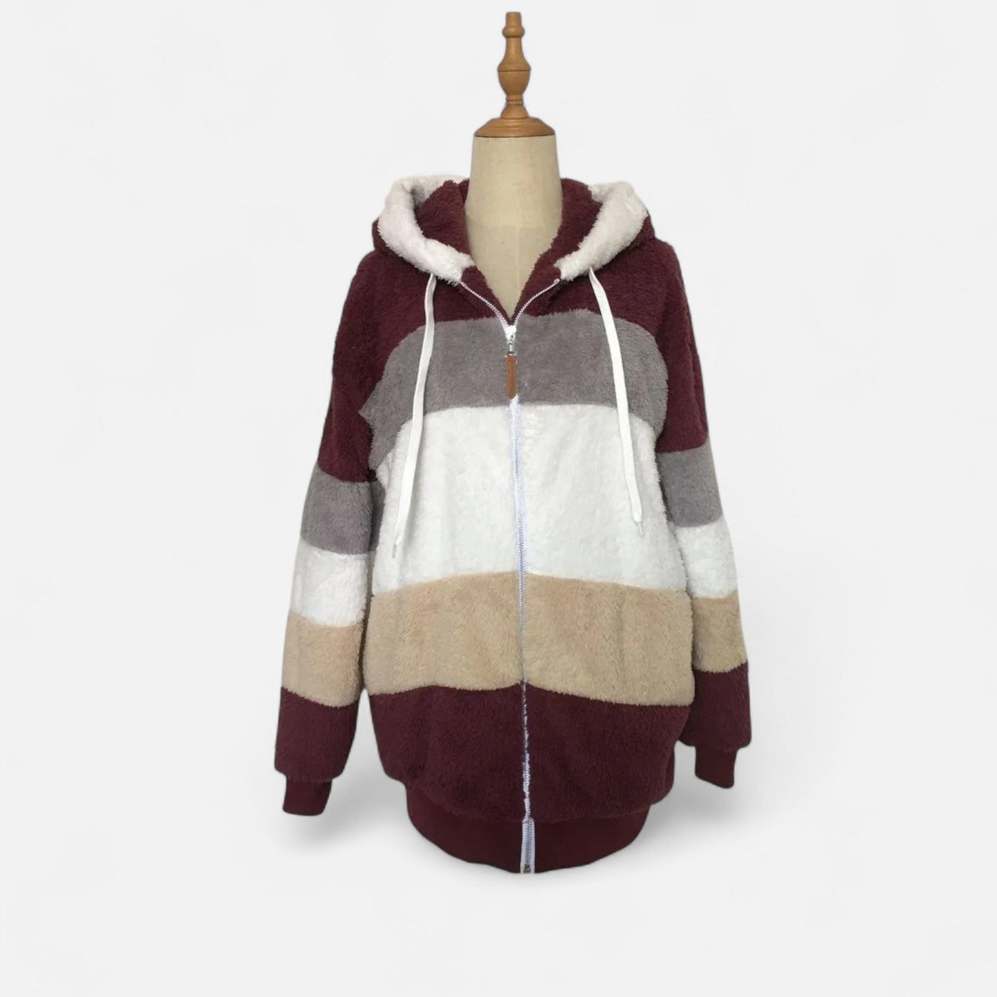 Oversized Hooded Jacket Femme | Veste Chaude Automne Hiver | Élégance Décontractée & Confort Douillet