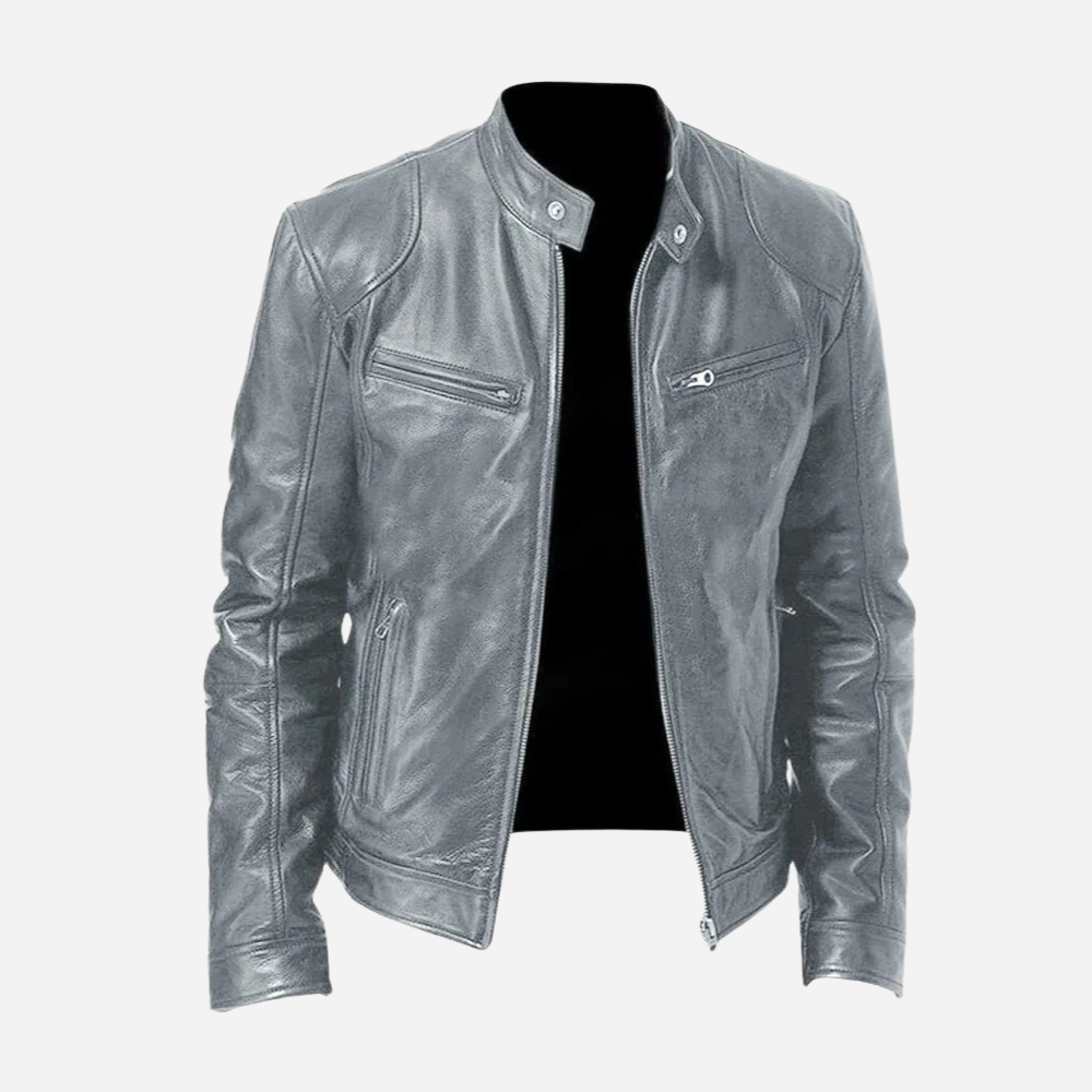 Veste Homme Cuir Style Biker | Look Urbain et Masculin