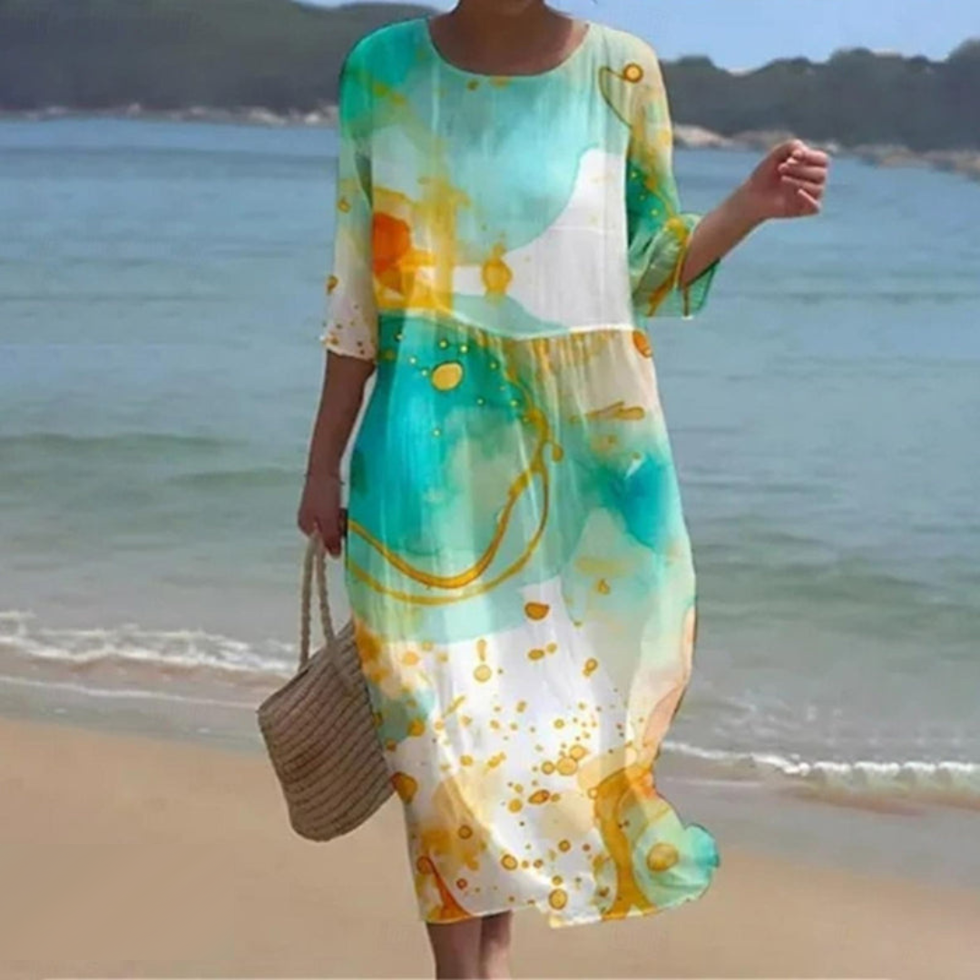 Robe Midi Élégante pour Femme – Style Intemporel & Élégance Moderne