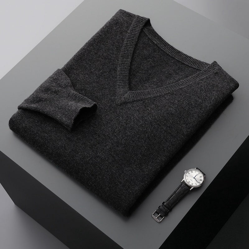 Pull Homme en Cachemire Classique | Confort Élégant et Style Intemporel