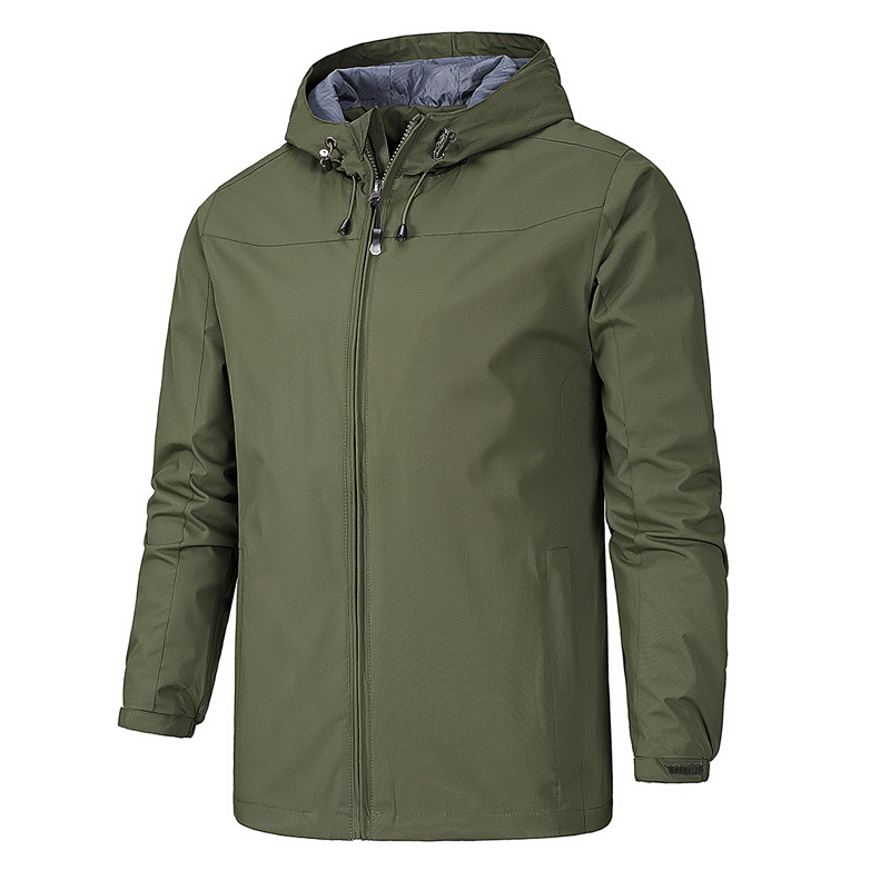 Gavin | Veste homme légère imperméable et respirante – Coupe-vent full zip
