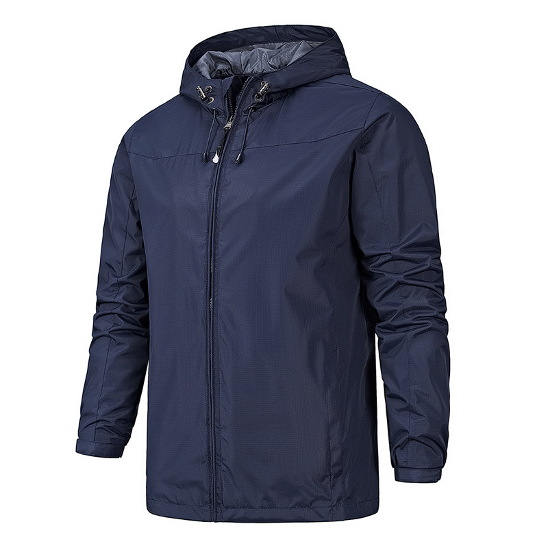 Gavin | Veste homme légère imperméable et respirante – Coupe-vent full zip
