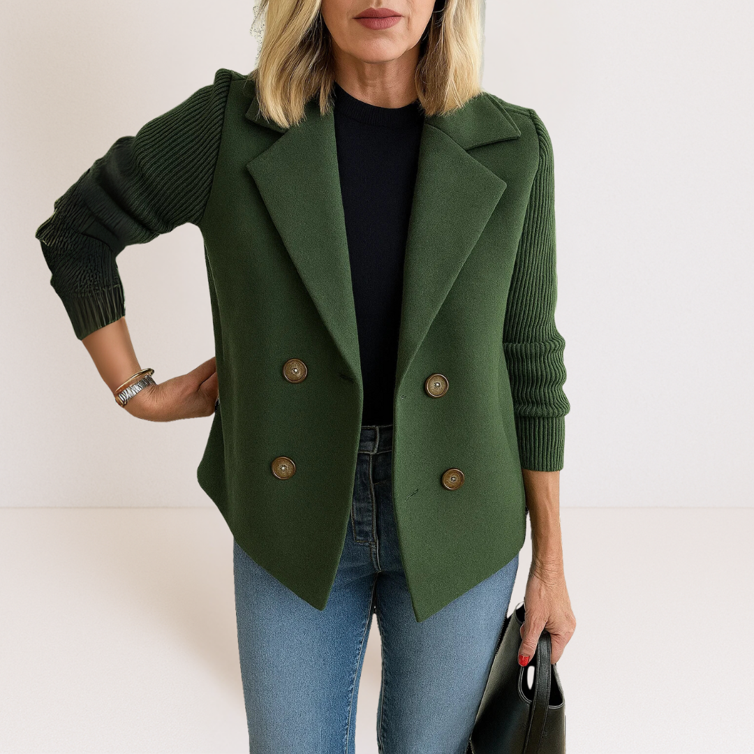 Blazer en Maille avec Boutons | Élégance et Confort pour Toutes Occasions