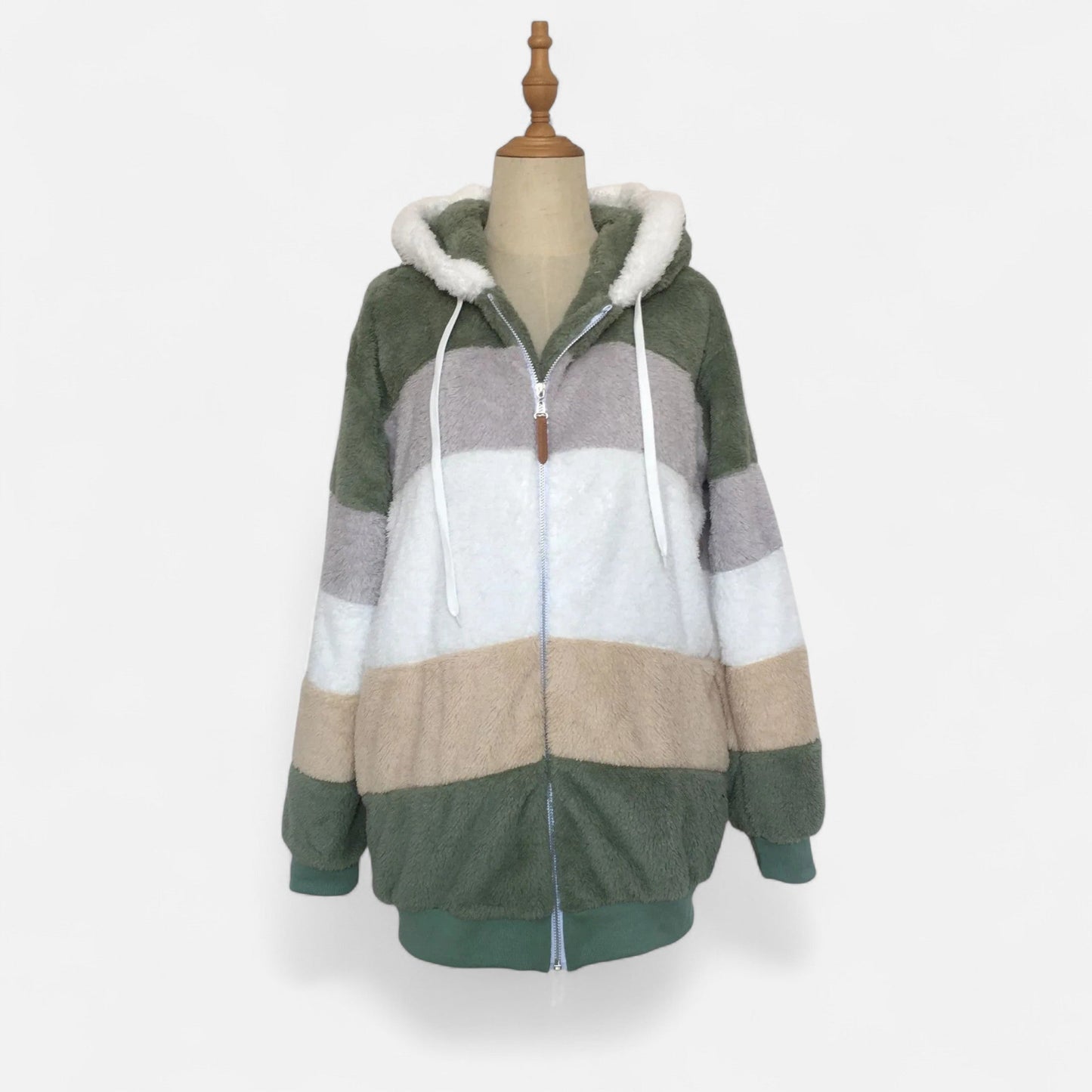 Oversized Hooded Jacket Femme | Veste Chaude Automne Hiver | Élégance Décontractée & Confort Douillet