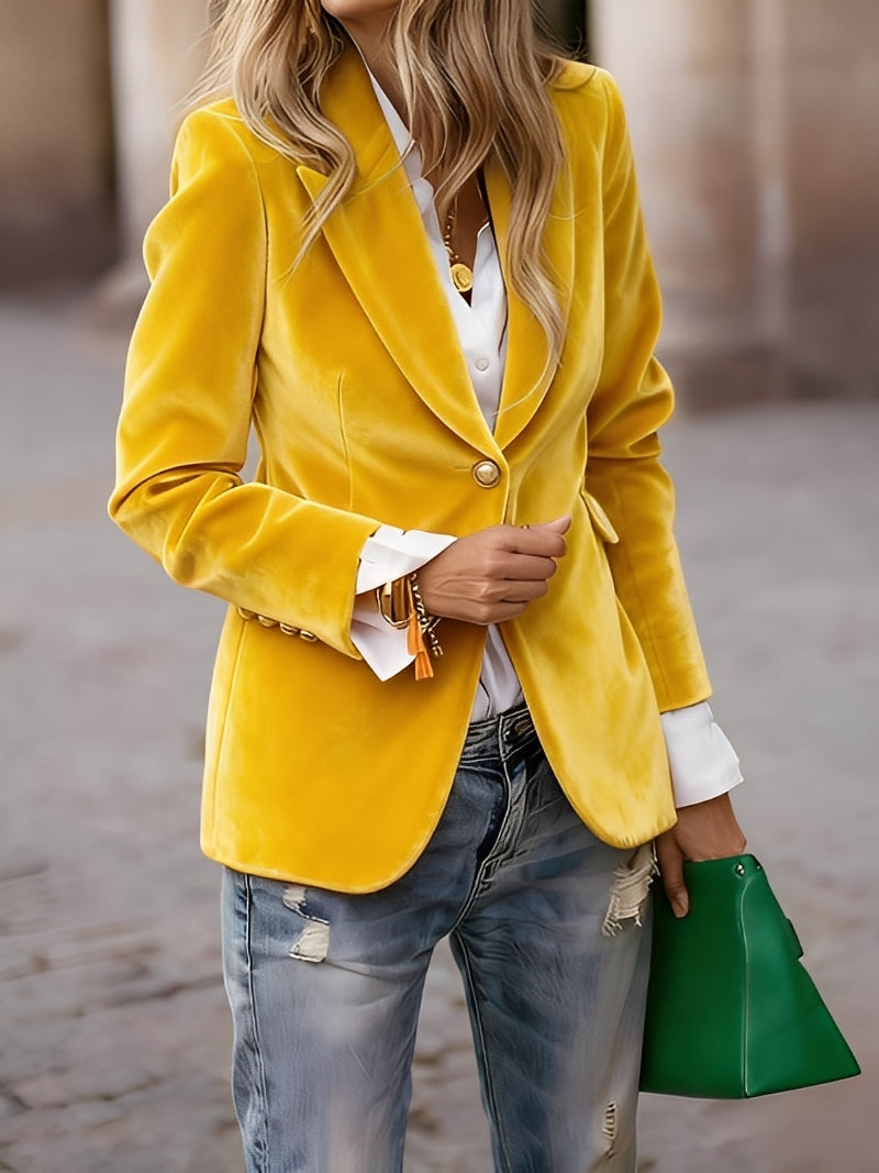 Blazer Femme Élégant et Formelle | Coupe Moderne pour Bureau et Occasions Spéciales