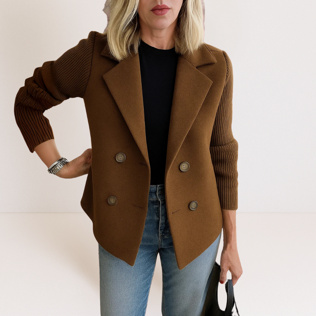 Blazer en Maille avec Boutons | Élégance et Confort pour Toutes Occasions