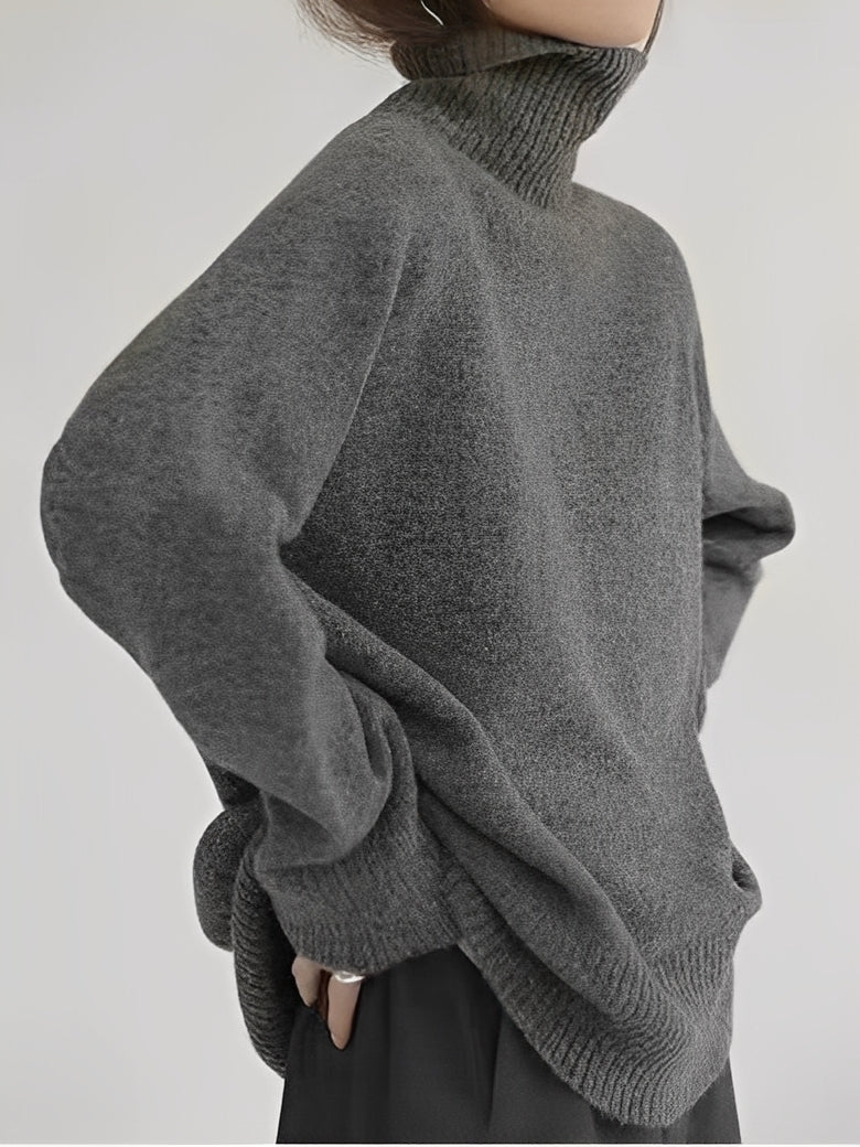 Pull Femme Col Roulé Élégant en Laine | Confort et Chic au Quotidien