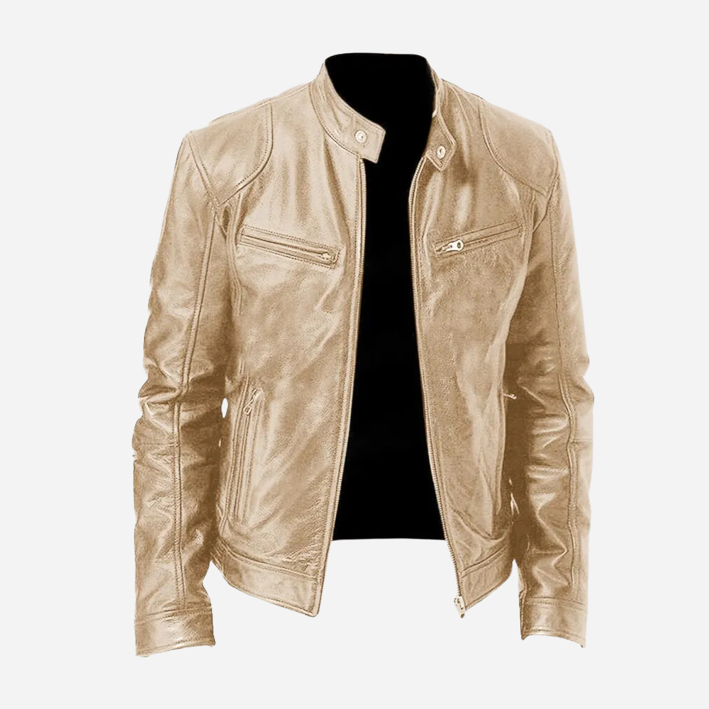 Veste Homme Cuir Style Biker | Look Urbain et Masculin