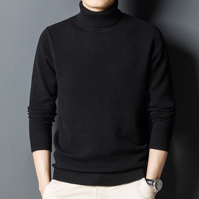 Pull Homme Col Roulé en Cachemire | Élégance et Confort Premium